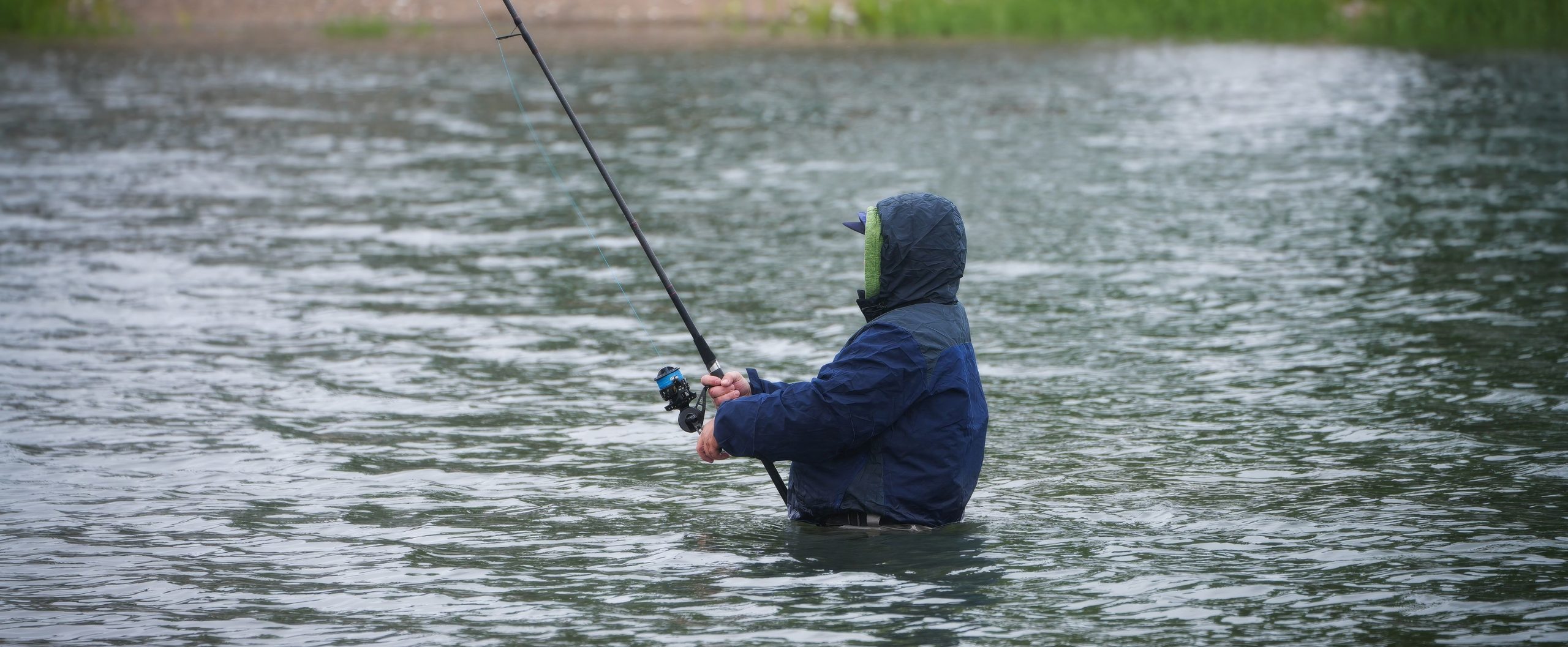 peche truite riviere lancer animation cuillière